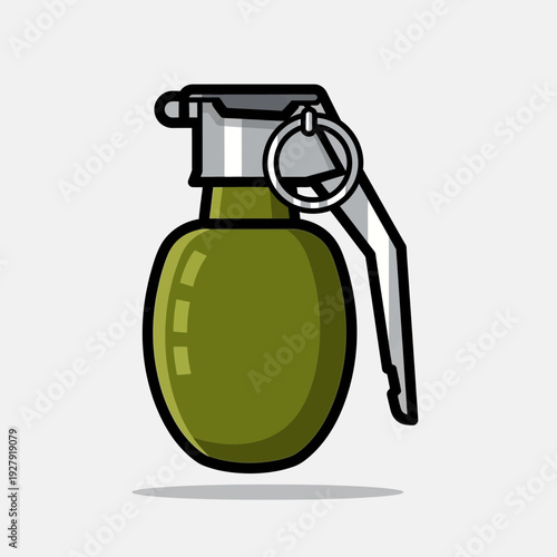 Hand Grenade Illustration