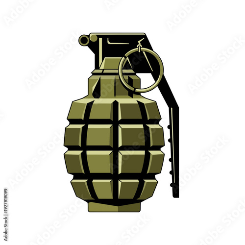 Hand Grenade Illustration