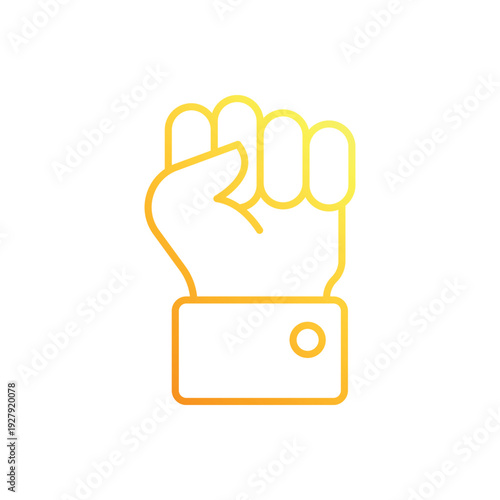 Fist vector icon