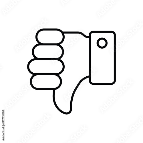 Thumbs Down vector icon