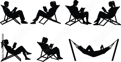 Collection of black silhouettes featuring young boys and girls in playful poses including jumping reaching out with open arms and standing isolated on white