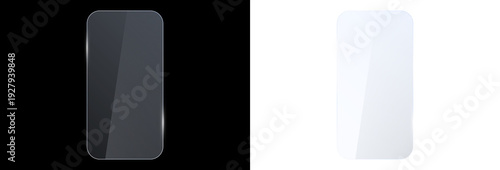 Transparent Glass plate background. Realistic screen glass, window effect with flare, clear glass showcase, glossy plastic glare frame, acrylic with glares and light, plexiglas, 3d.	
