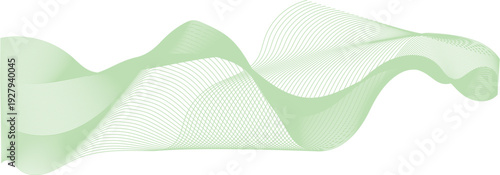 Abstract light green watercolor blobs on white background