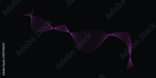 Purple silhouette against a black background