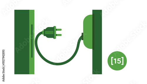 Electric vehicle charging with green energy plug
