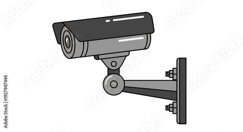 Security Camera Closeup View.