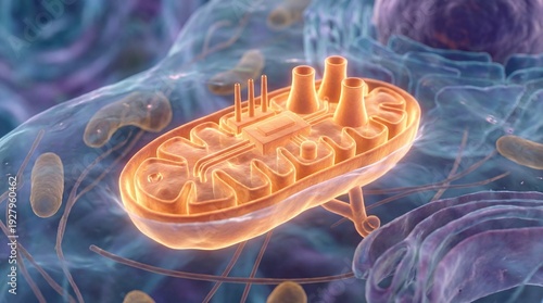 A detailed microscopic view...