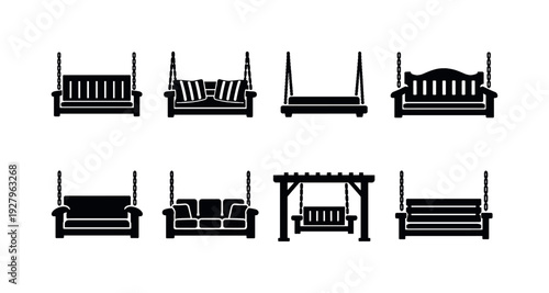 Roller skate silhouette icon collection featuring quad skates and retro sport themed elements