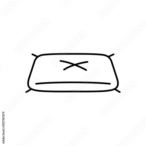 座布団をモチーフにしたアイコン