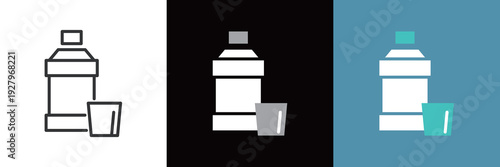 うがい薬のアイコン