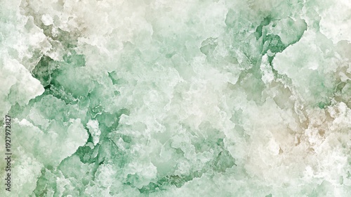 Elegant and Subtle Light Spring Texture with Faded Green Shades and Blurry Pastel Background Design