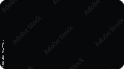 A smooth, matte black rectangle with subtly rounded corners provides a sophisticated and modern abstract background for contemporary design.