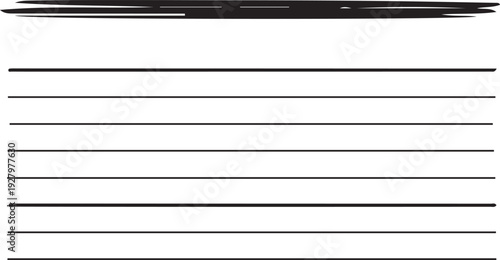 A diverse set of hand-drawn design assets featuring textured horizontal lines, energetic zig-zag scribbles, and a dense ink-style doodle. 