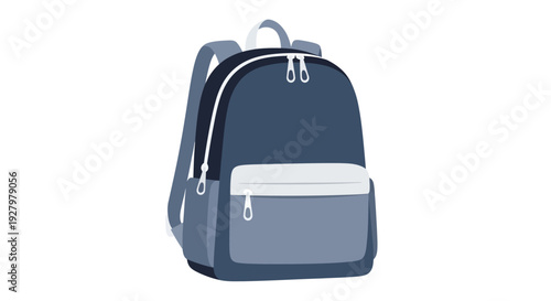 Blue School Backpack.