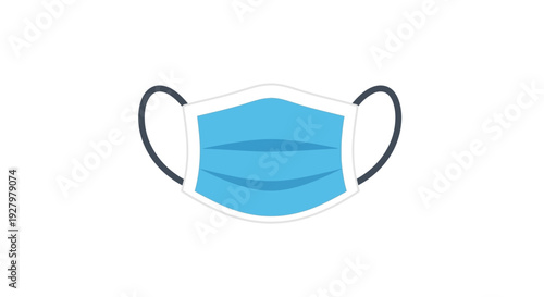 Blue Surgical Face Mask.