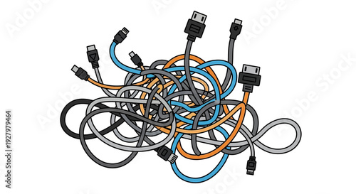 Cable Wire USB Mess.