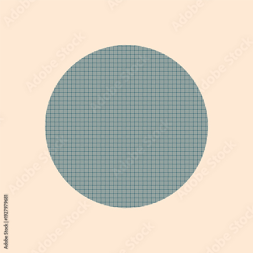 Abstract 3D vector sphere icon with colorful round shape and soft shadow background