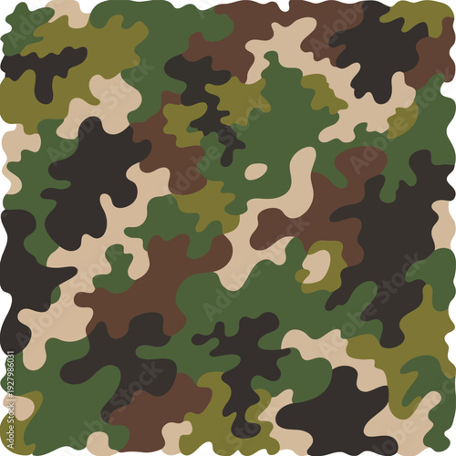 A close up of a camouflage pattern