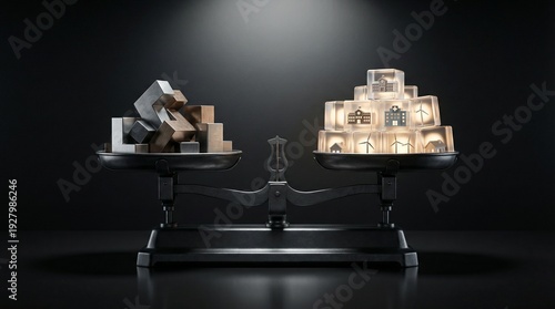 Scales Weighing Weapons Against Books