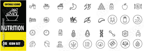 Healthy Balanced Nutrition Concept with Fresh Organic Whole Foods Fruits Vegetables and Supplements for Diet Planning and Wellness Lifestyle in Modern Kitchen