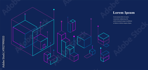 幾何学 抽象 建築 テクノロジー ライト 背景 セット