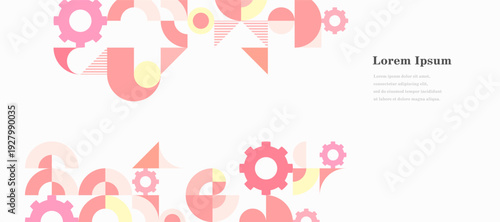 幾何学 抽象 サークル 歯車 テクノロジー 背景