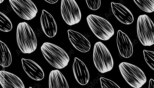 Hotdog Pattern Design. Seamless Street Food Motif. Hand Drawn Vector. Fast Food Background.