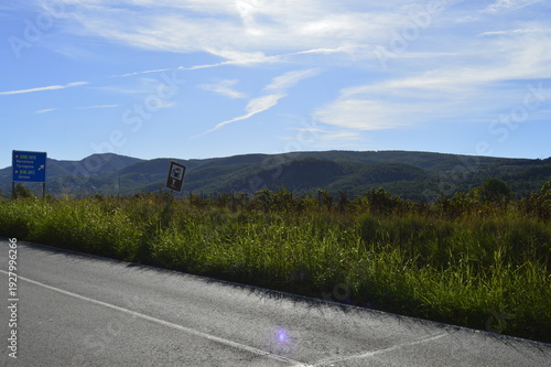 Paisagem na estrada