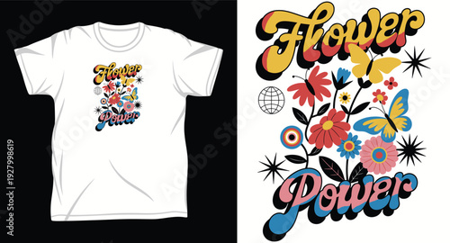 Flower Graphic vector art t-shirt design print