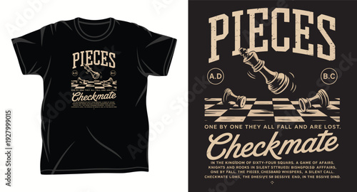 Chess Graphic vector art t-shirt design print