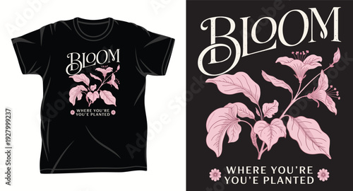 Flower Graphic vector art t-shirt design print