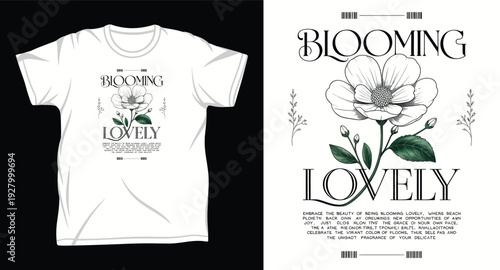 Flower Graphic vector art t-shirt design print