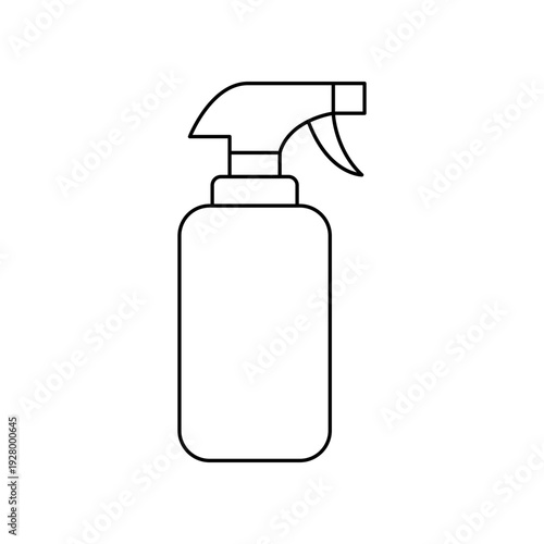 Spray bottle with trigger
