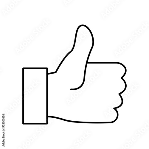 Hand showing thumbs up