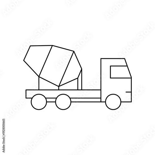 Concrete mixer truck