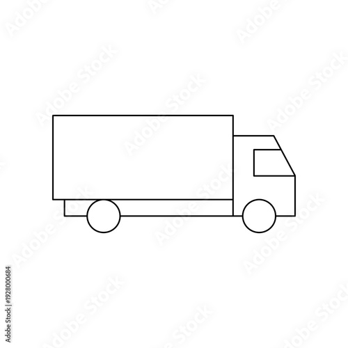 Box delivery truck