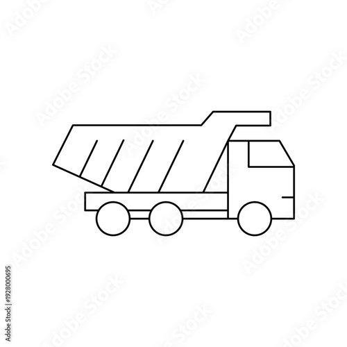 Dump truck vehicle