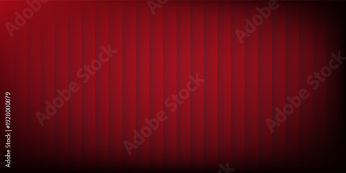 Pink abstract red gradient on a black background with glossy glass stripes and soft waves, creating a distorted simple