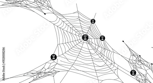 Network Bottleneck Spider Web Silhouette – Multiple Performance Constraints