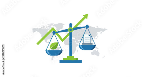 Flat icon of tropical beach with palm tree and ocean wave