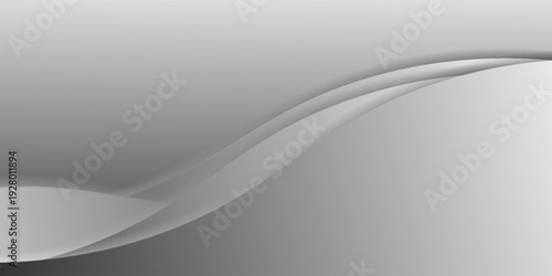 Abstract silver and grey wave background. vector illustration
