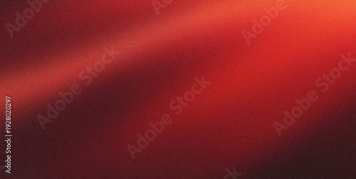 Abstract blurred gradient background with red crimson glow grainy noise texture backdrop for modern digital branding design.