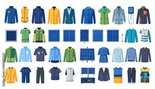 Collection of Various Sports Clothing and Accessories.