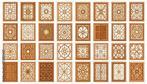 Collection of Various Wooden Door Designs.