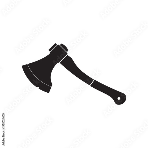 Axe icon silhouette vector illustration