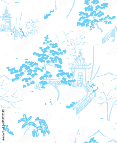 botanic seamless pattern with exotic flowers and leaves, hand drawn background. floral pattern. Tile with tropical leaf