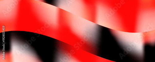 Dark red orange red grainy texture background abstract vibrant color wave shape black backdrop noisy wide banner header design
