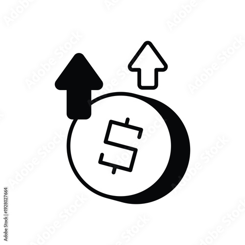 Profit vector icon