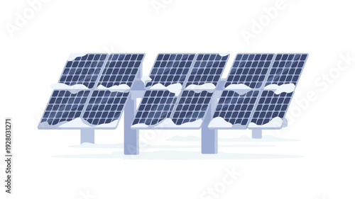 Solar Panels Array for Renewable Energy.
