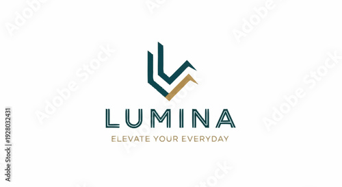 Lumina Logo Design with Slogan Text.
